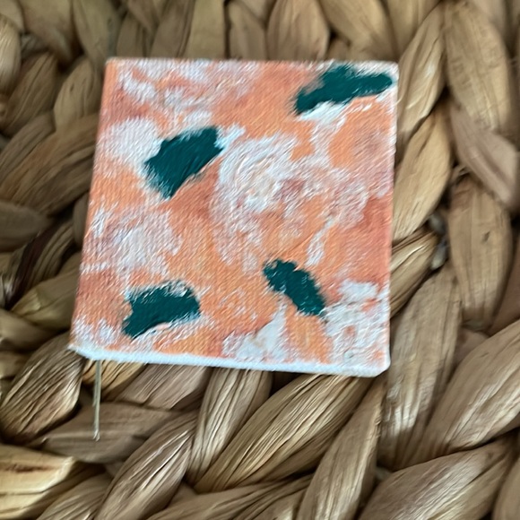 Floral Oil Canvas Painting Bundle 4x4 inches (Unframed) - Picture 6 of 10